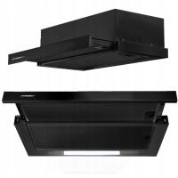 Okap kuchenny teleskopowy Berdsen czarny 60 cm 74 W