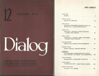 DIALOG 12/1978 miesięcznik poświęcony dramaturgii współczesnej