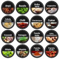 Красочные наклейки для специй этикетки для банок 120 шт. СУПЕР КАЧЕСТВО
