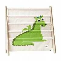 3 Sprouts Stojak na Książki smok green