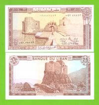 LIBAN 25 LIVRES 1983 P-64c UNC