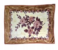 КРАСИВОЕ АКРИЛОВОЕ КОРИЧНЕВОЕ ОДЕЯЛО