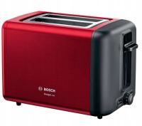 2× Toster Bosch TAT3P424 czerwony 970 W