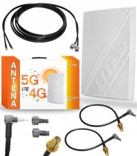 Antena 5G 4G LTE MIMO 14 POLSAT BOX, PLUS GSM CRC9 TS9 TWIX 10M