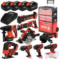 Аккумуляторный набор инструментов 18V AKU 4X6AH