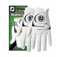 Footjoy мужские перчатки для гольфа WeatherSof белый,