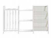 REGAŁ ORGANIZER NA ZABAWKI POJEMNIKI SZAFKA DZIECI KSIĄŻKI KOSZ NA PLUSZAKI