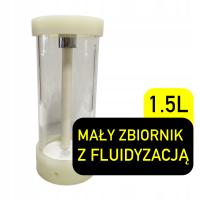 MAŁY ZBIORNIK Z FLUIDYZACJĄ POJEMNIK NA FARBĘ PROSZEK PROSZKOWY