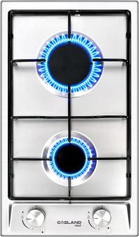 GASLAND GH30SF kuchenka gazowa do zabudowy, stal nierdzewna, 2-palnikowa