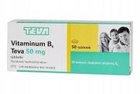 Vitamina B6 TEVA 50 mg, 50 tabletek