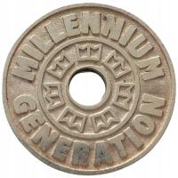 28733. Millenium Generation - token/żeton - (4.22g/25mm)