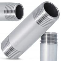 Rura Gwintowana 1/2'' GZ 60mm Sztucer Króciec STALOWA MOCNA OCYNKOWANA EM