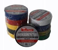 Taśma izolacyjna PVC 10mx15mm mix 10szt