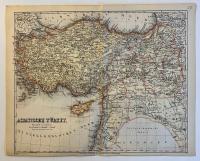 Mapa Turcji Azjatyckiej 1870 Ravenstein