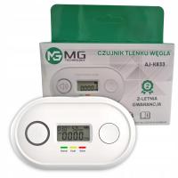 CZUJNIK CZADU AJ-K833 | DETEKTOR TLENKU WĘGLA CO |10 LAT ŻYWOTNOŚCI SENSORA