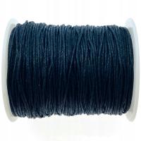 ЧЕРНЫЙ ВОЩЕНЫЙ ШНУР 1 ММ РУЛОН 92 МЕТРА