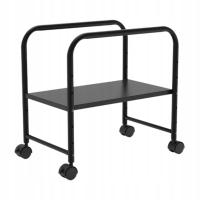 Stojak na Komputer z 4 Kółkami, Podstawa Pod Obudowę Komputera, Czarny