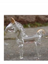 Koń szklana figurka ręcznie formowane