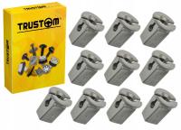 10x SPINKA GNIAZDO KOSTKA MONTAŻOWA NADKOLE ZDERZAK DO AUDI SEAT SKODA VW