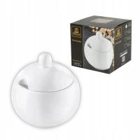 Сахарница белая фарфоровая элегантная Wilmax 325 мл