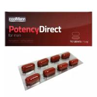 Таблетки для эрекции - coolMann Potency Direct For Men 16 таблеток