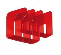 Stojak na katalogi Durable Trend czerwony potrójny