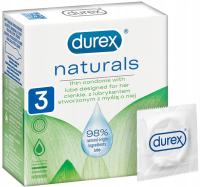 DUREX Naturals с натуральной смазкой 3 шт.