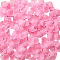 PŁATKI RÓŻ SZTUCZNE RÓŻOWE KONFETTI NA PREZENTY 100 szt NA ŚLUB PREZENT