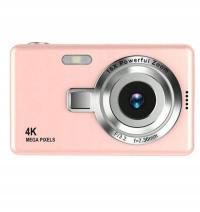 SHEIN APARAT CYFROWY FOTOGRAFICZNY RÓŻOWY Z KARTĄ PAMIĘCI