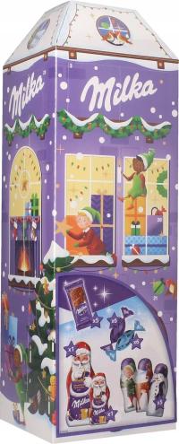 Kalendarz adwentowy Milka 3D WIEŻA 229G Mikołajki Święta