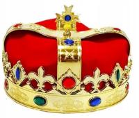 Korona dla króla królewska władcy złota jasełka bal urodziny