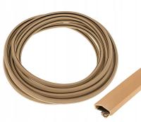 Прессованная прокладка для деревянных оконных рам рулон 6MB бежевый