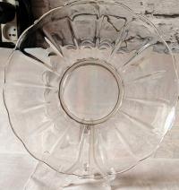 Piękna szklana patera, talerz Ząbkowice?