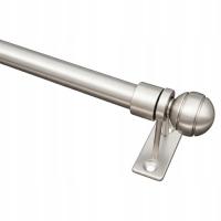 Karnisz mini zazdrostka metalowy rozsuwany satyna Davi Imperia dł. 60-80 cm