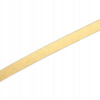 PASEK Z EKOSKÓRY GŁADKI 10 mm - ZŁOTY