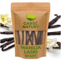 Wanilia Laski Prawdziwa 10 sztuk Naturalna BEZ GMO Aromatyczna 10 szt