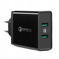 UGREEN зарядное устройство 2x USB-A 36W QC3. 0 быстрая зарядка