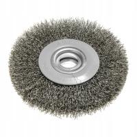 Szczotka druciana tarczowa 125 x 20 mm, drut karbowany, stalowy