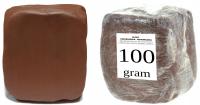 Резная глина профессиональная керамическая ковкая Красная масса 100 грамм