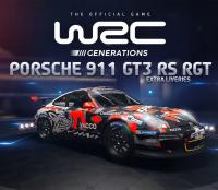 WRC Generations Porsche 911 GT3 RS RGT Extra liveries DLC Steam Kod Klucz