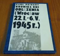 Kronika dni oblężenia Paul Peikert