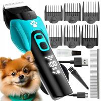 Машинка Для Стрижки Собак, Кошек, Домашних Животных, Бесшумный Беспроводной Мощный Набор