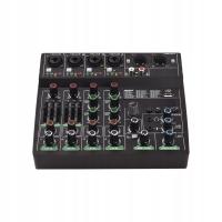 Mikser audio 6-kanałowa konsola miksująca z 256 efektami 48V Phantom XQ