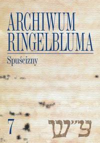 Archiwum Ringelbluma. Spuścizny. Tom 7. Eleonora Bergman U