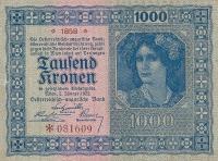 Австрия-1000 Крон - 1922-P78-St.2