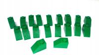 161a. Lego 3040 dachówka zielona Slope Skos 20szt