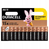 Щелочные батарейки Duracell AA LR6 x 12