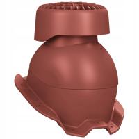 Wywietrznik kanalizacyjny profil R do blachy trapezowej RAL 3009 Czerwony