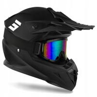 Мотоциклетный шлем cross enduro SHOT Pulse, подарок для мотоциклиста, очки L