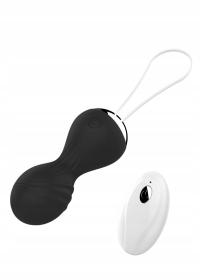 Kulki Vibrating Silicone Kegel Balls USB 10 Function / Remote control Blac